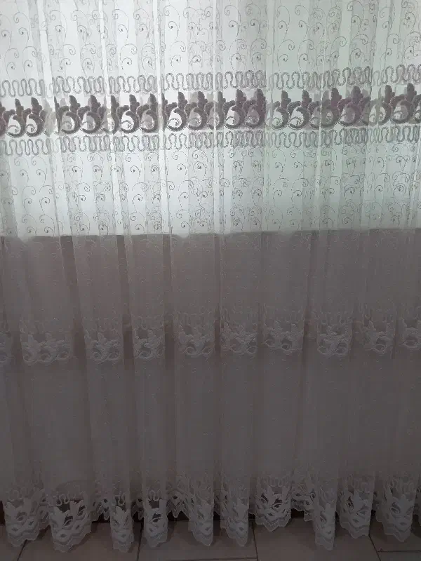 پرده به همراه آستر و کتیبه|پرده، رانر، رومیزی|لاهیجان, آهندان|دیوار