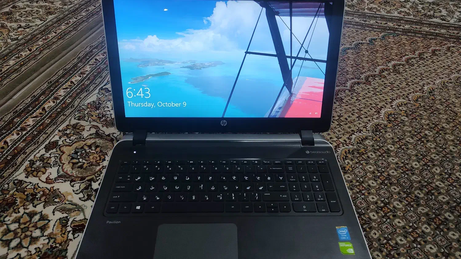لپ تاپ HP pavilion15 core i7|رایانه همراه|اردبیل, |دیوار