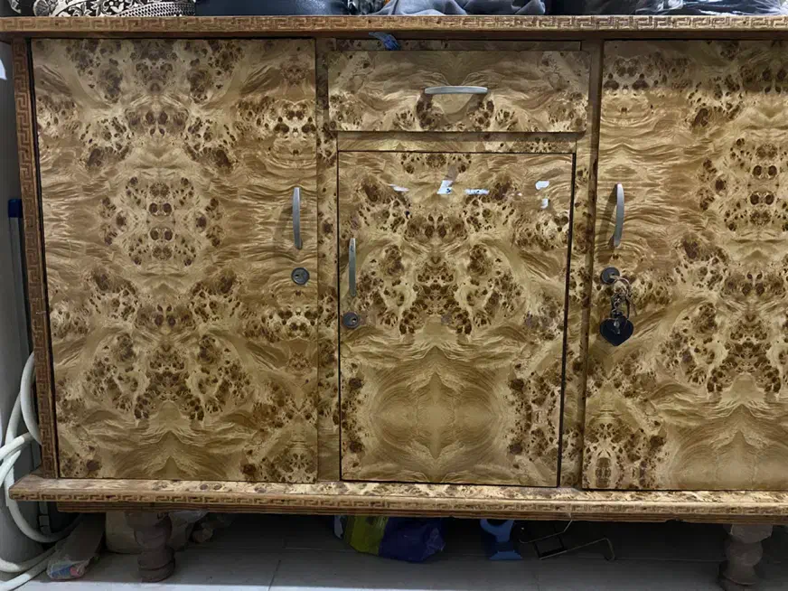 کمد چوبی|جاکفشی، کمد، دراور|اهواز, کوی طلاب|دیوار