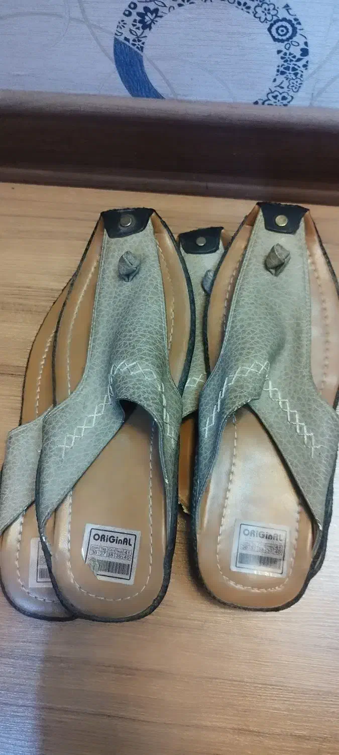 سندل انگشتی چرم مردانه|کیف، کفش، کمربند|اصفهان, دشتستان|دیوار