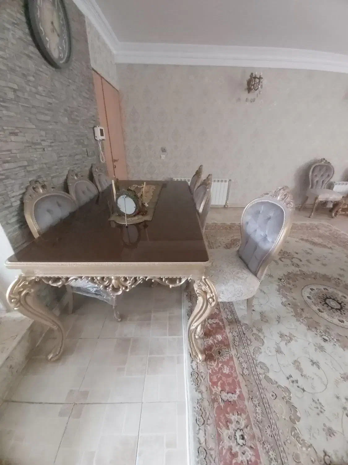 میز غذاخوری|میز و صندلی غذاخوری|رزن, |دیوار