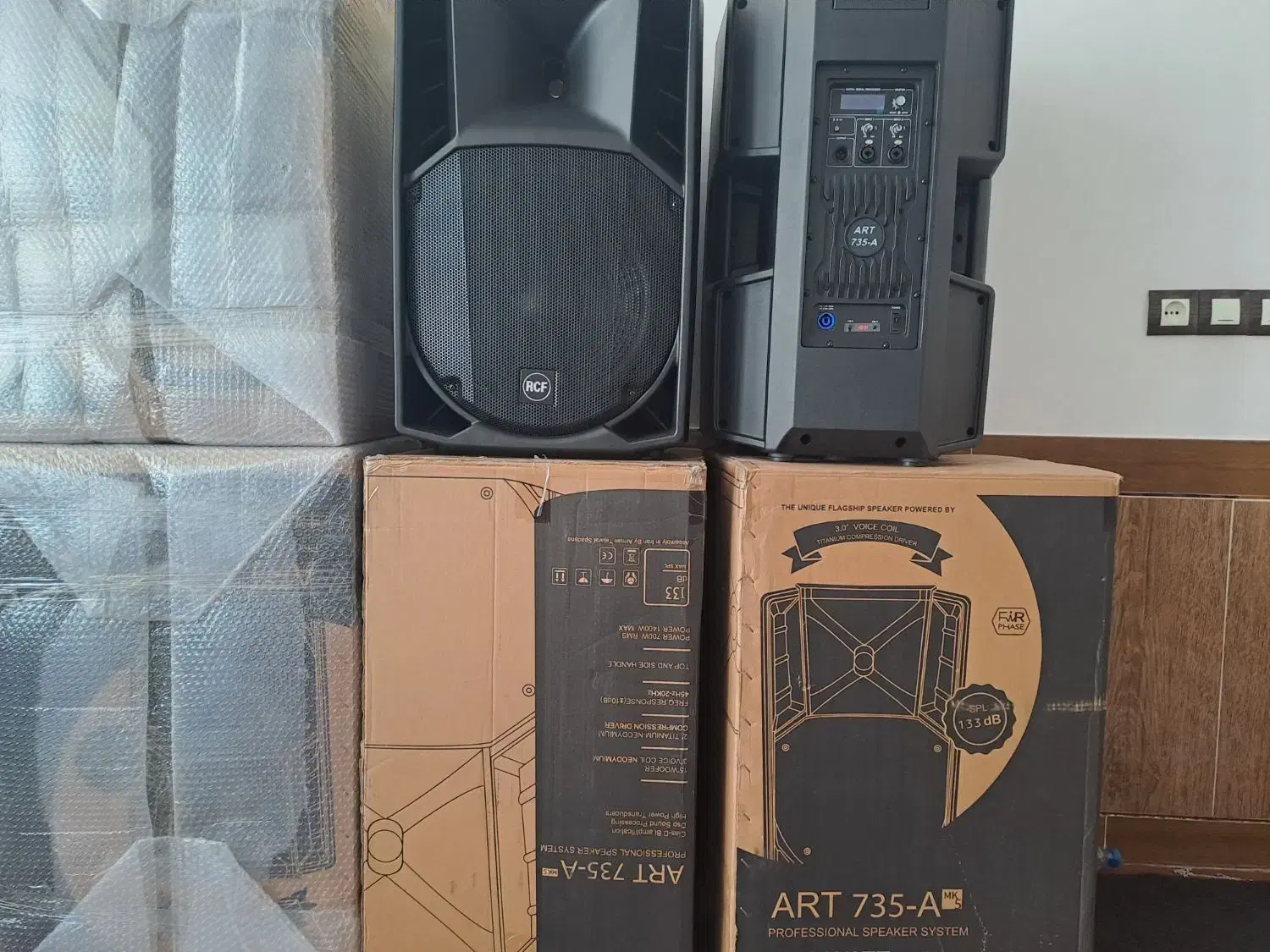 یک جفت باند ارسی اف ۷۳۵ وارداتی|سیستم صوتی خانگی|خرم بید, |دیوار