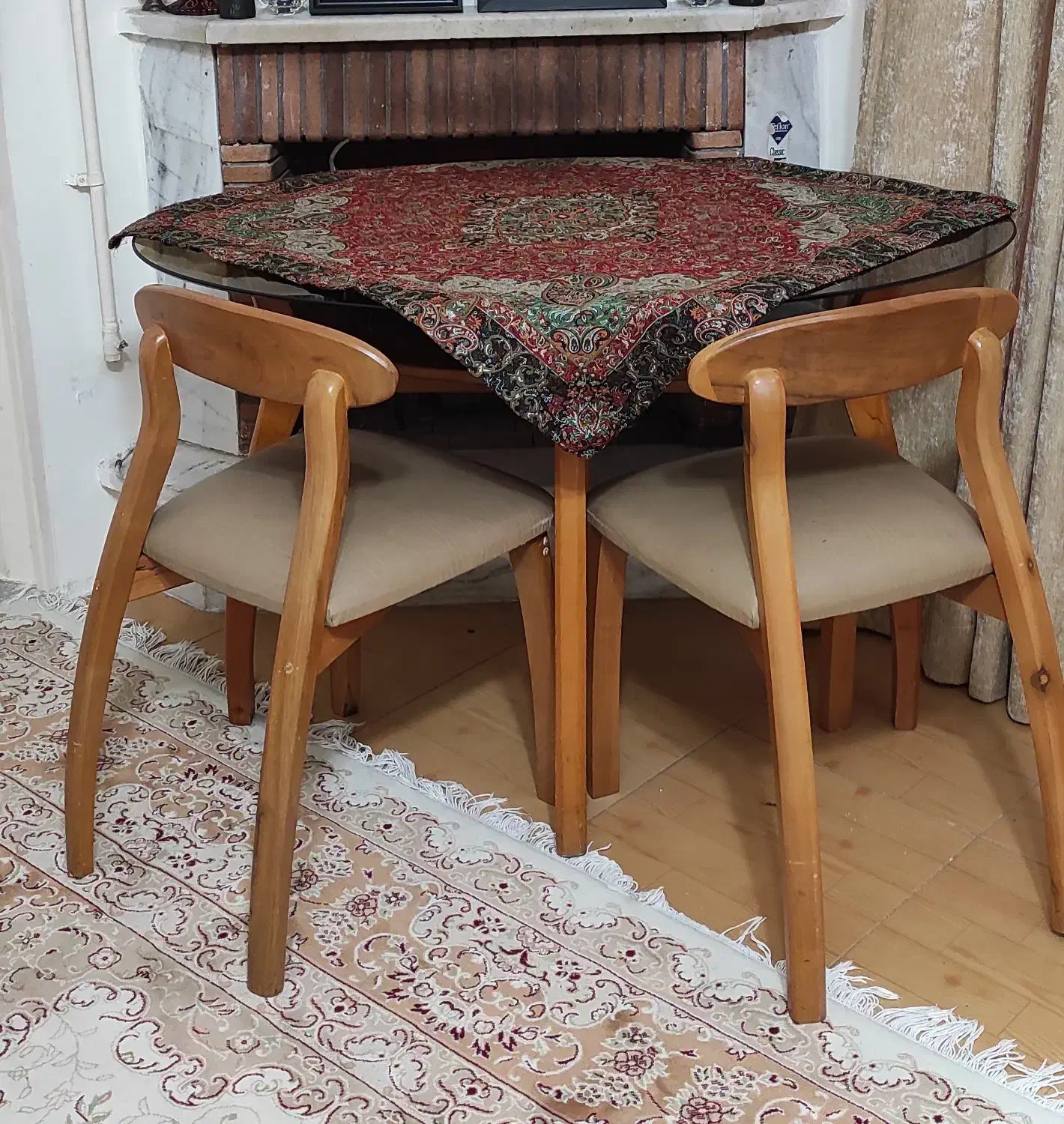 میز نهارخوری 4نفره|میز و صندلی غذاخوری|گرگان, |دیوار