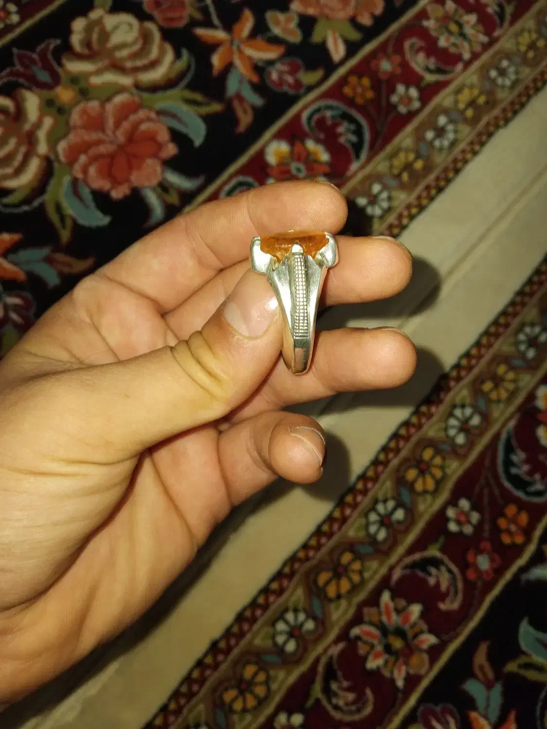 انگشتر یاقوت زرد آفریقایی|جواهرات|سنندج, |دیوار