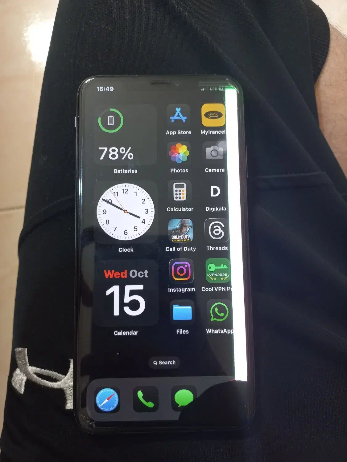 xs max۶۴گیگ|موبایل|مشهد, کوه سنگی|دیوار