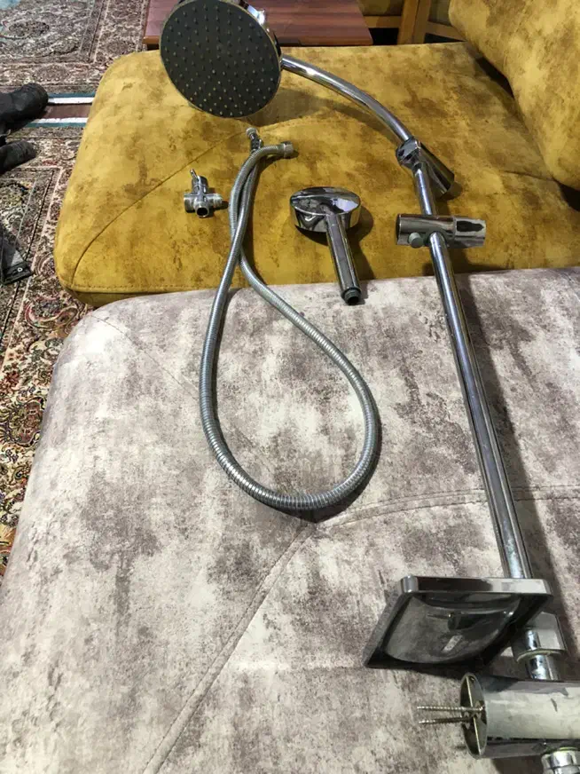 سر دوش حمام جنس استیل|لوازم حمام|میاندوآب, |دیوار