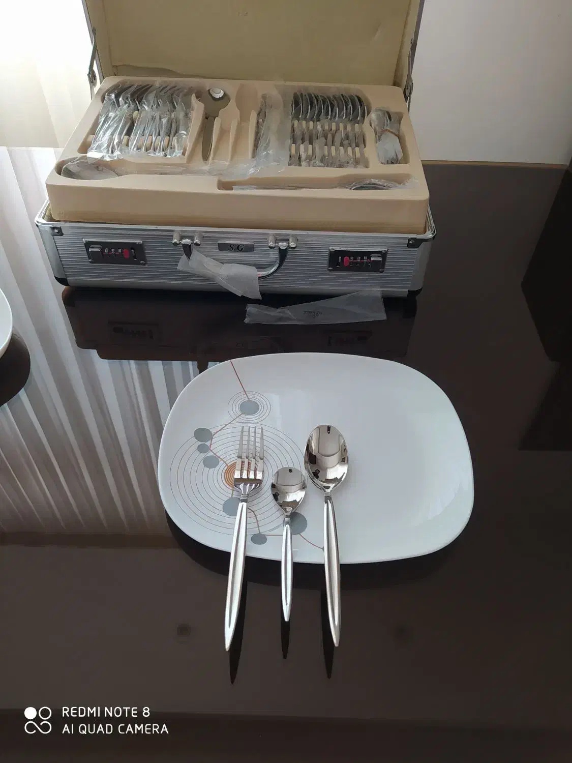 سرویس قاشق چنگال اس جی|ظروف سرو و پذیرایی|کرج, شهرک امیر المومنین|دیوار