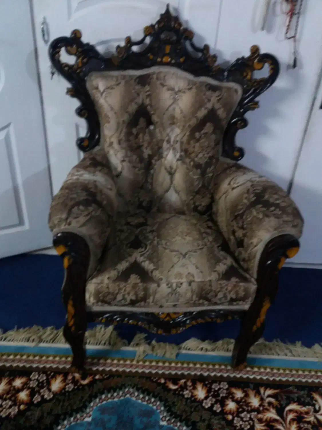 یگ دست مبلمان ۷نفره سالم|مبلمان خانگی و میز عسلی|تهران, زیبادشت|دیوار