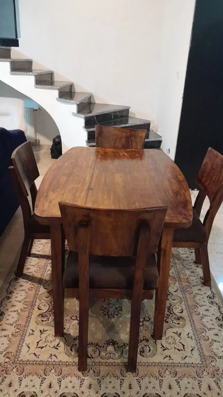 میز ناهارخوری نرات ۴نفره|میز و صندلی غذاخوری|چالوس, |دیوار