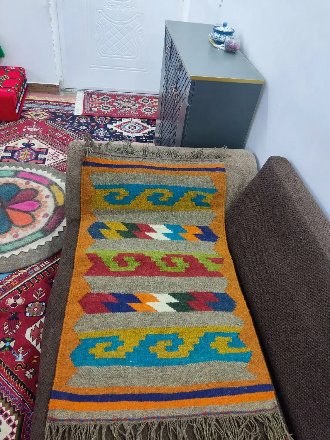 گلیم های تکی هرکدام ۶۵۰|گلیم، جاجیم، گبه|یاسوج, |دیوار