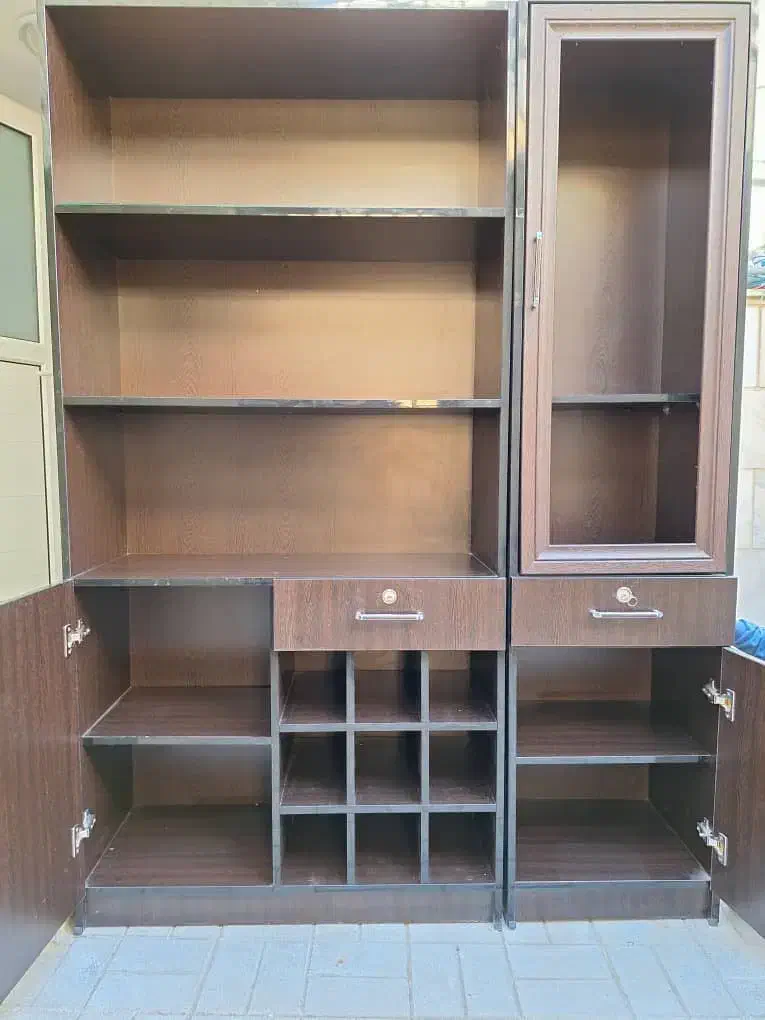 کتابخانه زیبا و جادار|کتابخانه، شلف، قفسههای دیواری|سنندج, |دیوار