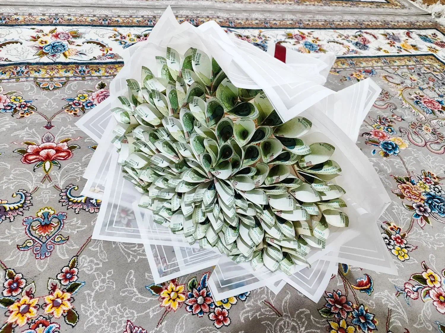 دسته گل پولی|صنایع دستی و سایر لوازم تزئینی|مرند, |دیوار