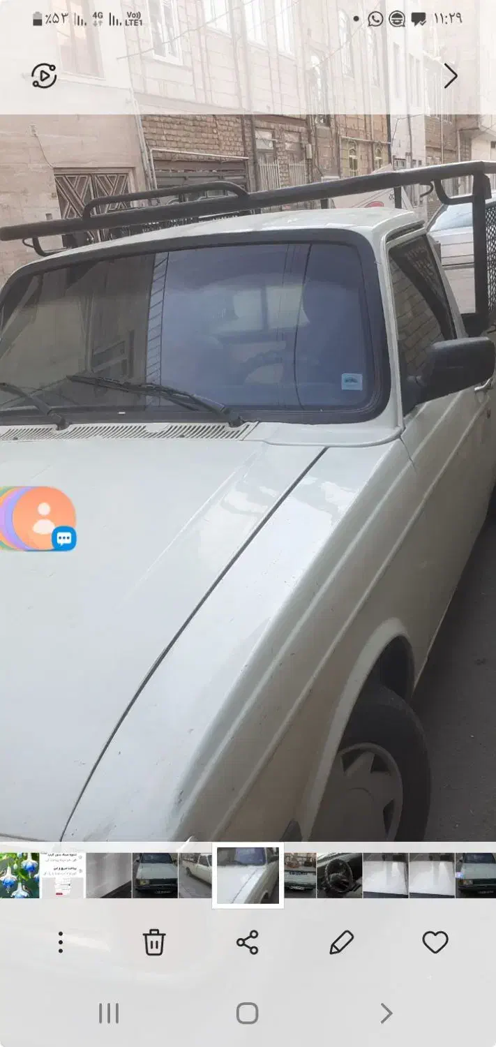 پیکان وانت مدل ۹۰ دوگانه شرکتی|خودرو سواری و وانت|مشکین‌دشت, |دیوار