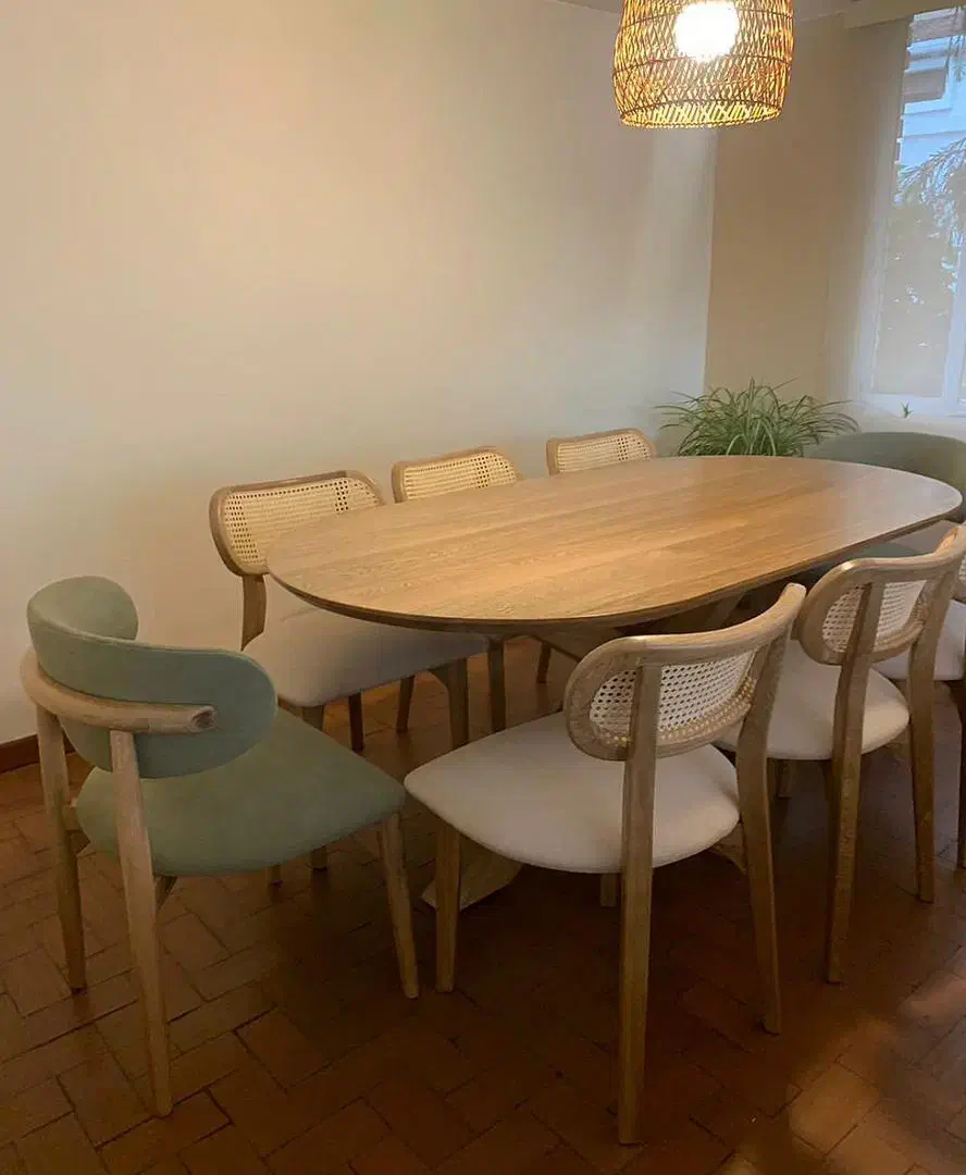 نهارخوری چوب راش، روس|میز و صندلی غذاخوری|محمدیه-قزوین, |دیوار