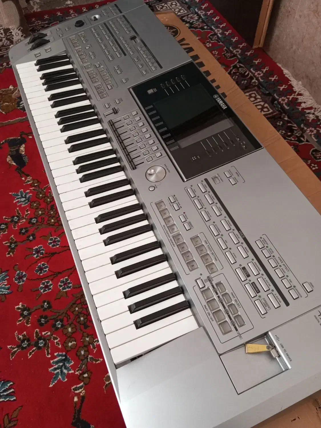 اورگ یاماها تایروس 5 .Tyros5 درحد«با پک ریتم بروز»|پیانو، کیبورد، آکاردئون|رشتخوار, |دیوار