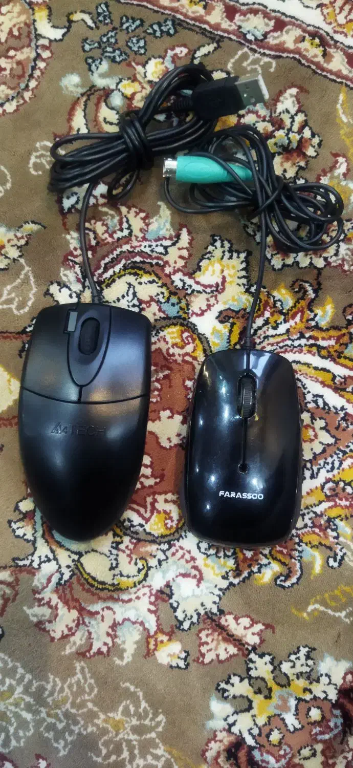 ۴عدد موس سیمی|قطعات و لوازم جانبی رایانه|قرچک, میرزائی شمالی|دیوار