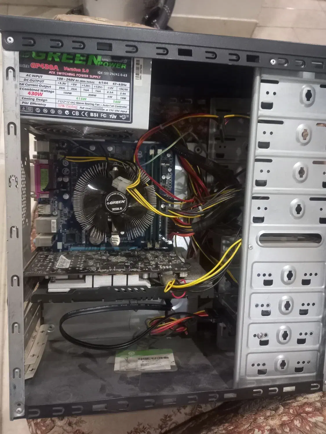 کیس گیمینگ زیر قیمت با گرافیک rx 580|رایانه رومیزی|شاهین‌شهر, شهرک امام علی|دیوار