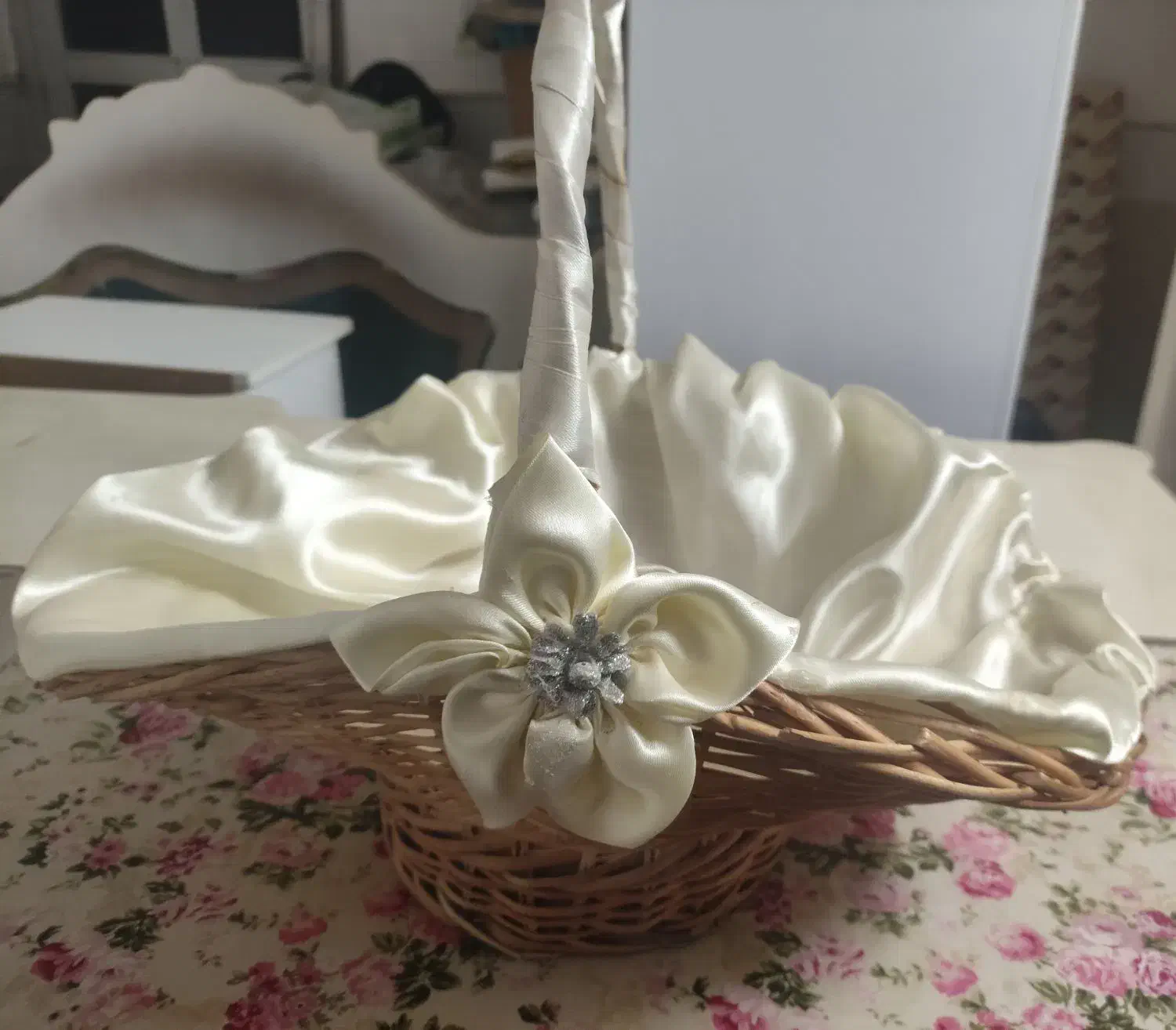 سبد حصیری|صنایع دستی و سایر لوازم تزئینی|قم, باغ کرباسی|دیوار