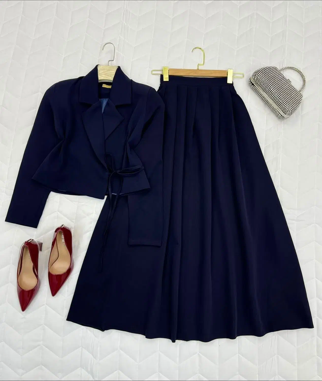 کت و دامن کرپ پاییزه|لباس|تهران, عبدلآباد|دیوار