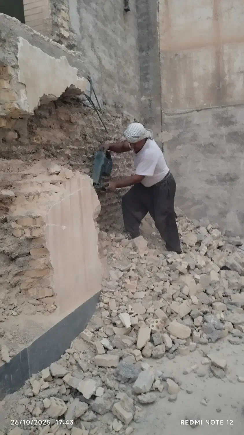 تخریب ساختمان کلی جزئی|خدمات پیشه و مهارت|اندیمشک, |دیوار