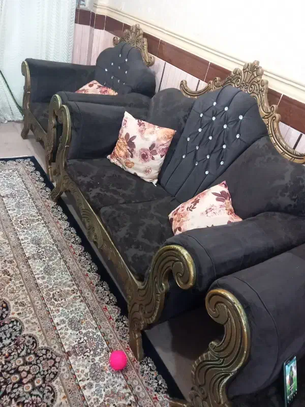 مبل ۸ نفره|مبلمان خانگی و میز عسلی|مسجد سلیمان, |دیوار