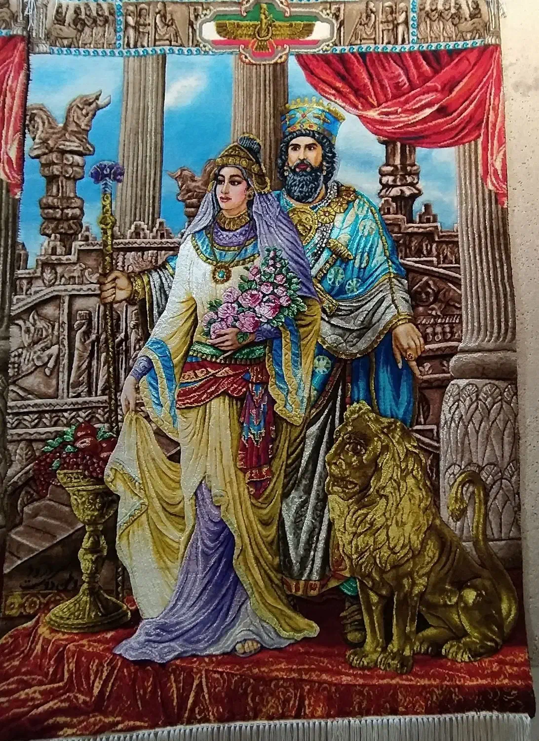 تابلو فرش|تابلو فرش|شیراز, ارم|دیوار