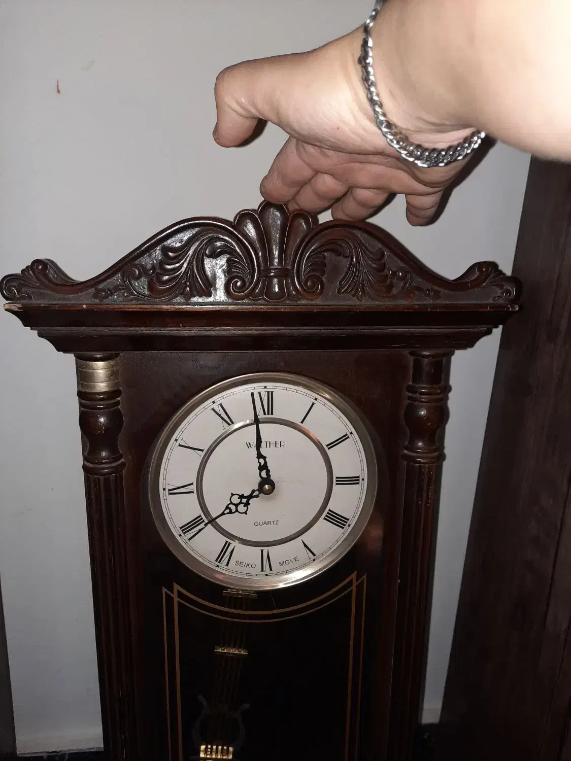 ساعت دیواری چوبی سیکو|ساعت دیواری و تزئینی|تهران, سعادتآباد|دیوار