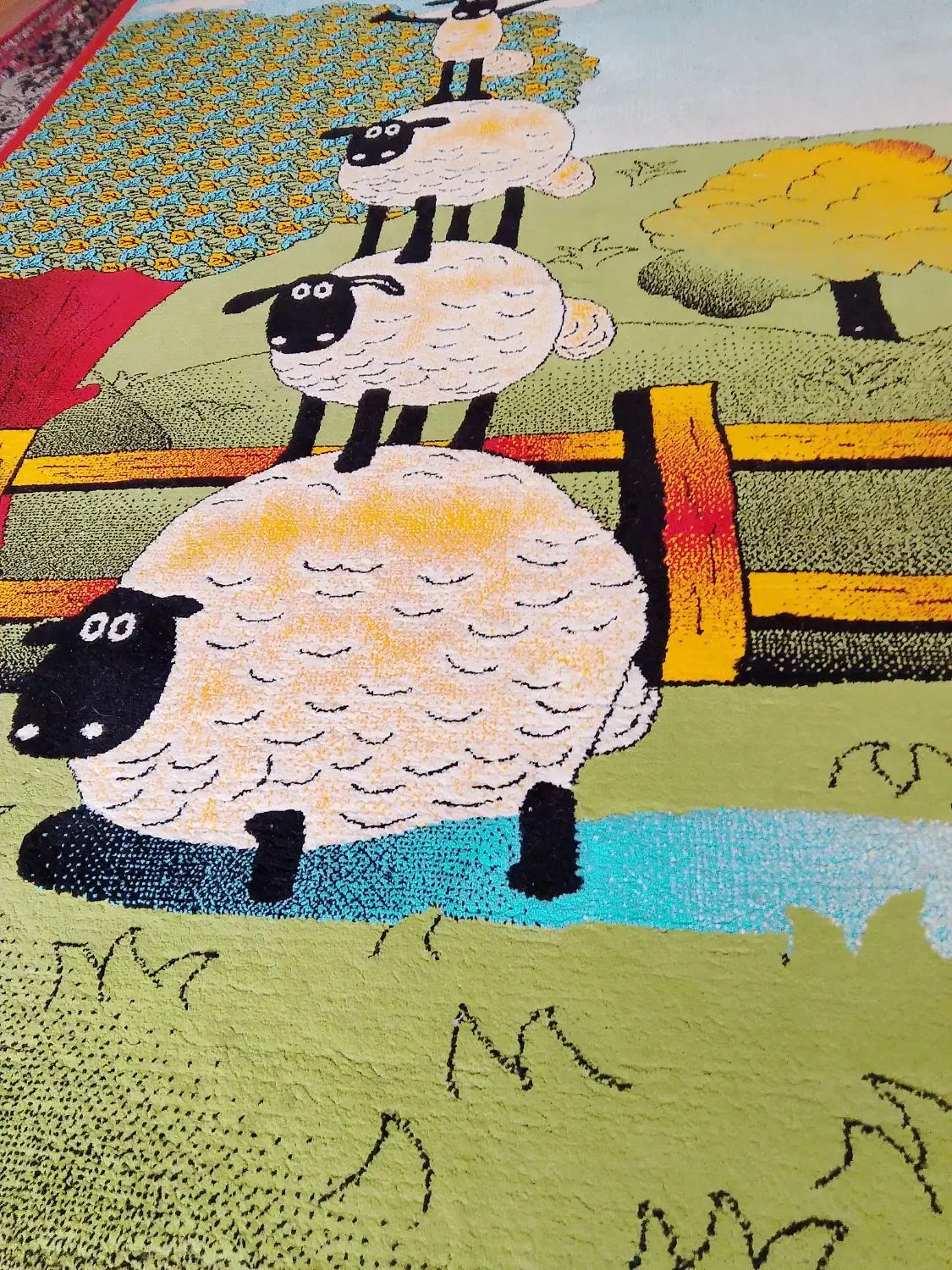 فرش اتاق کودک|فرش|قم, شهرک توانیر|دیوار