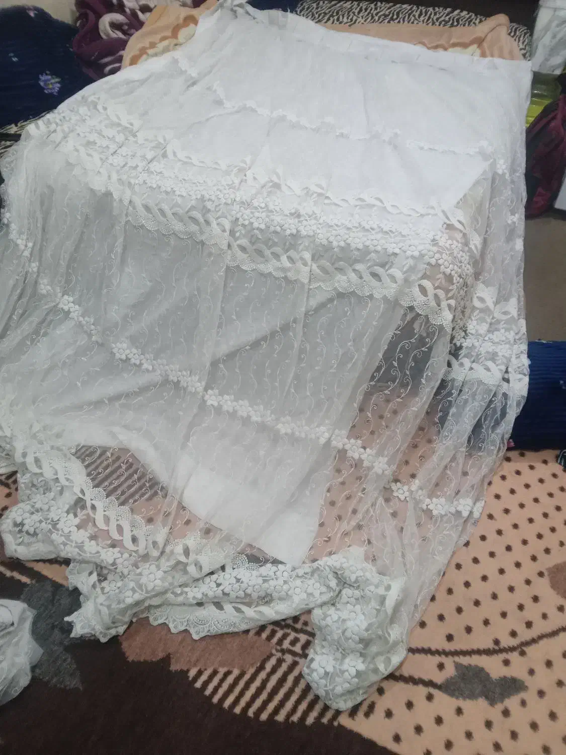 پرده پذیرای در حد نو|پرده، رانر، رومیزی|اهواز, کوی بشارت|دیوار