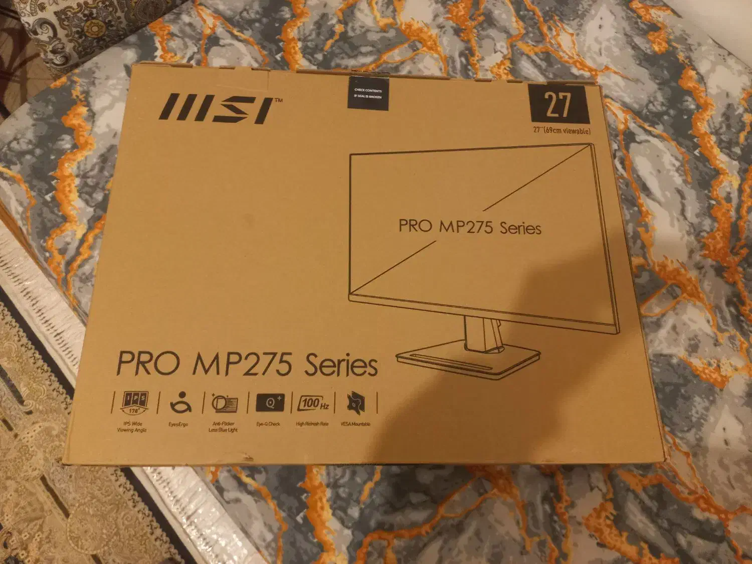 مانیتورmsi 27 اینچ|قطعات و لوازم جانبی رایانه|شیراز, منطقه هوایی شهید دوران|دیوار