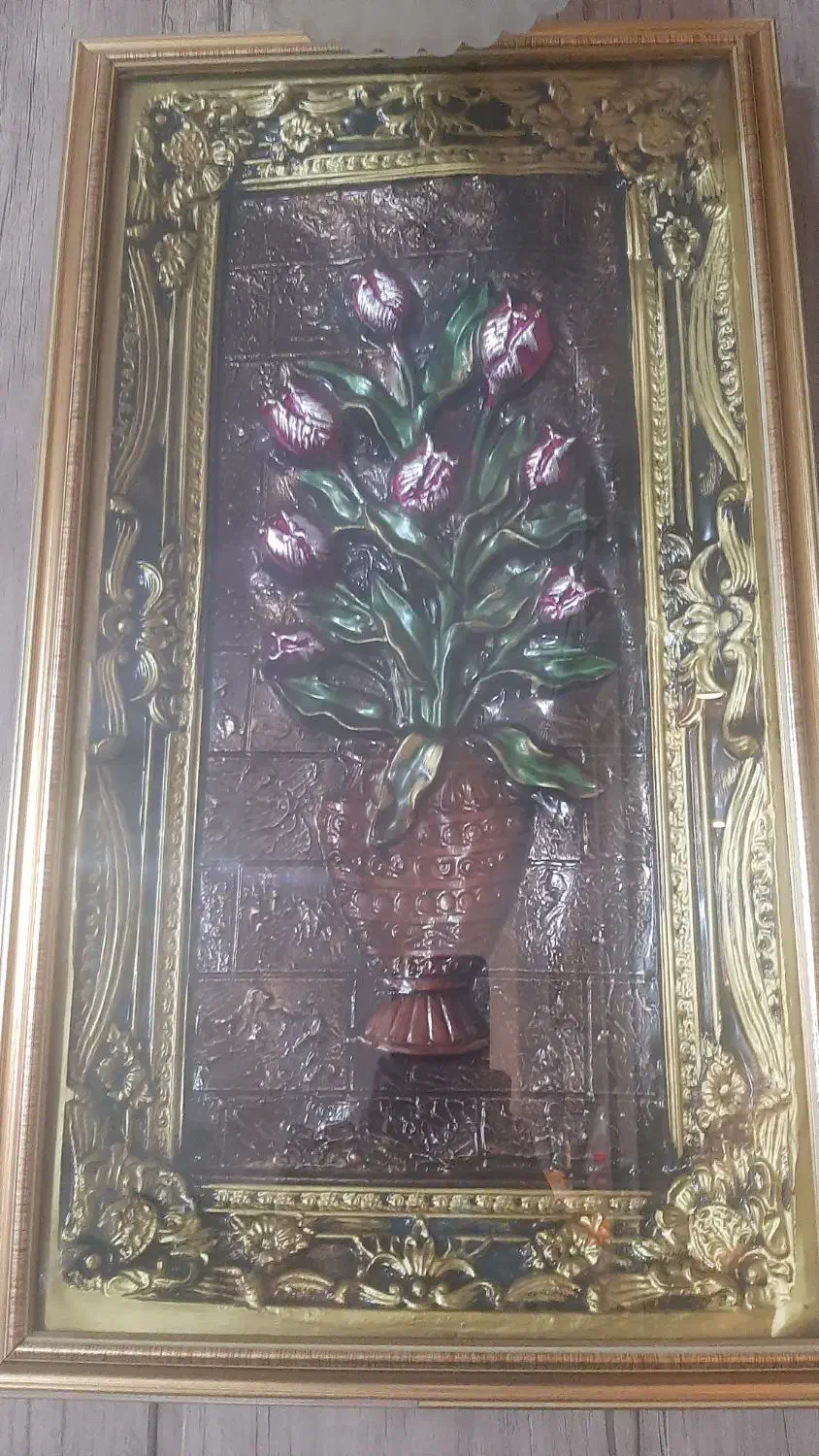 تابلوگل برجسته|تابلو، نقاشی، عکس|مشهد, کوشش|دیوار