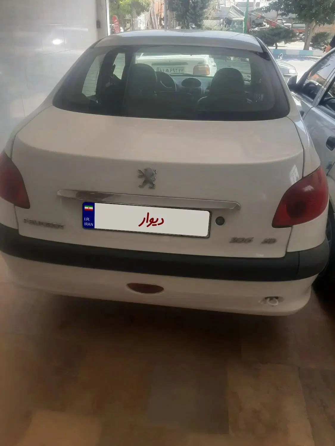 206 SD v8 مدل 96|خودرو سواری و وانت|ابریشم, |دیوار