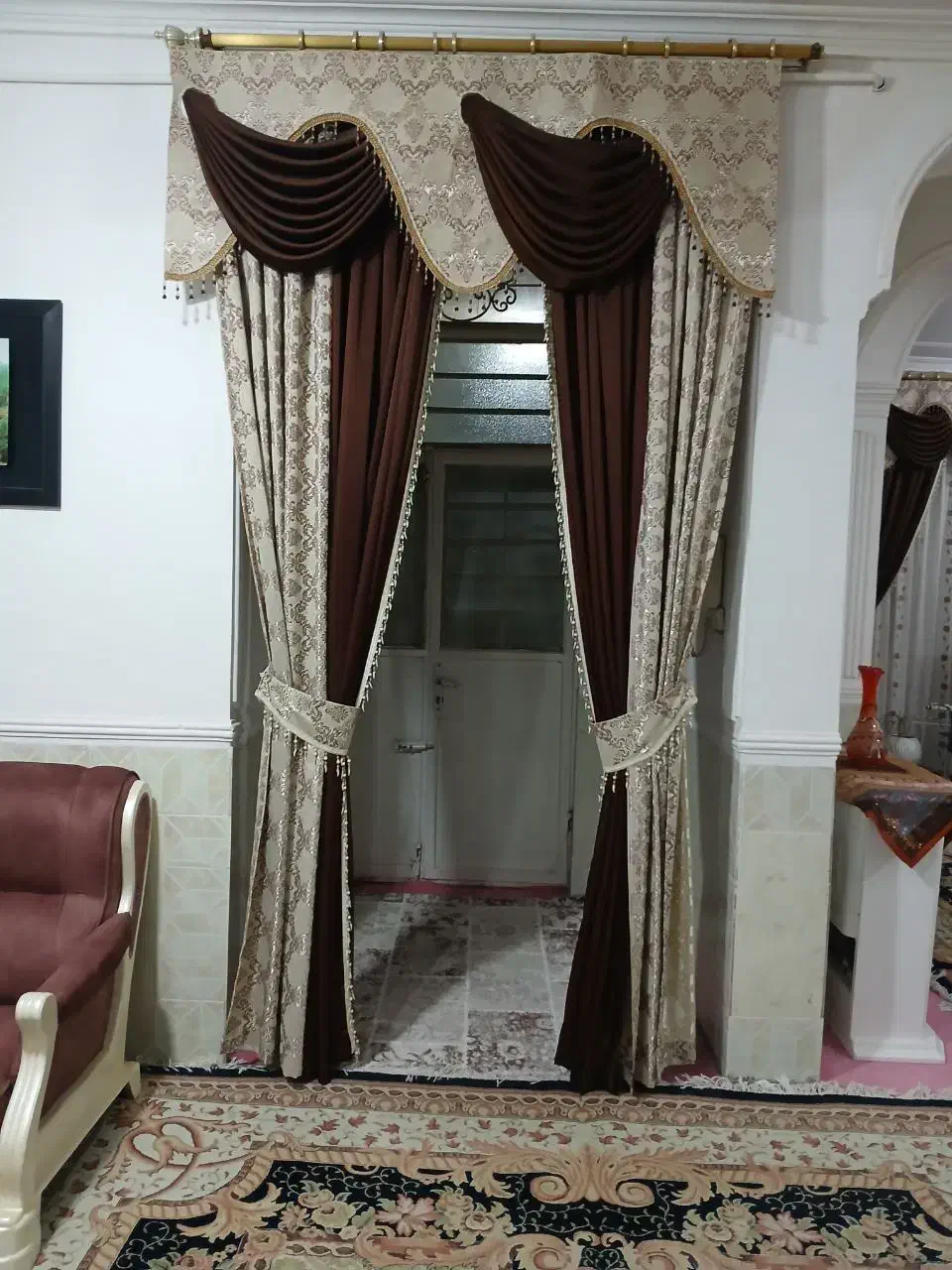 پرده کشی سلطنتی|پرده، رانر، رومیزی|زابل, |دیوار