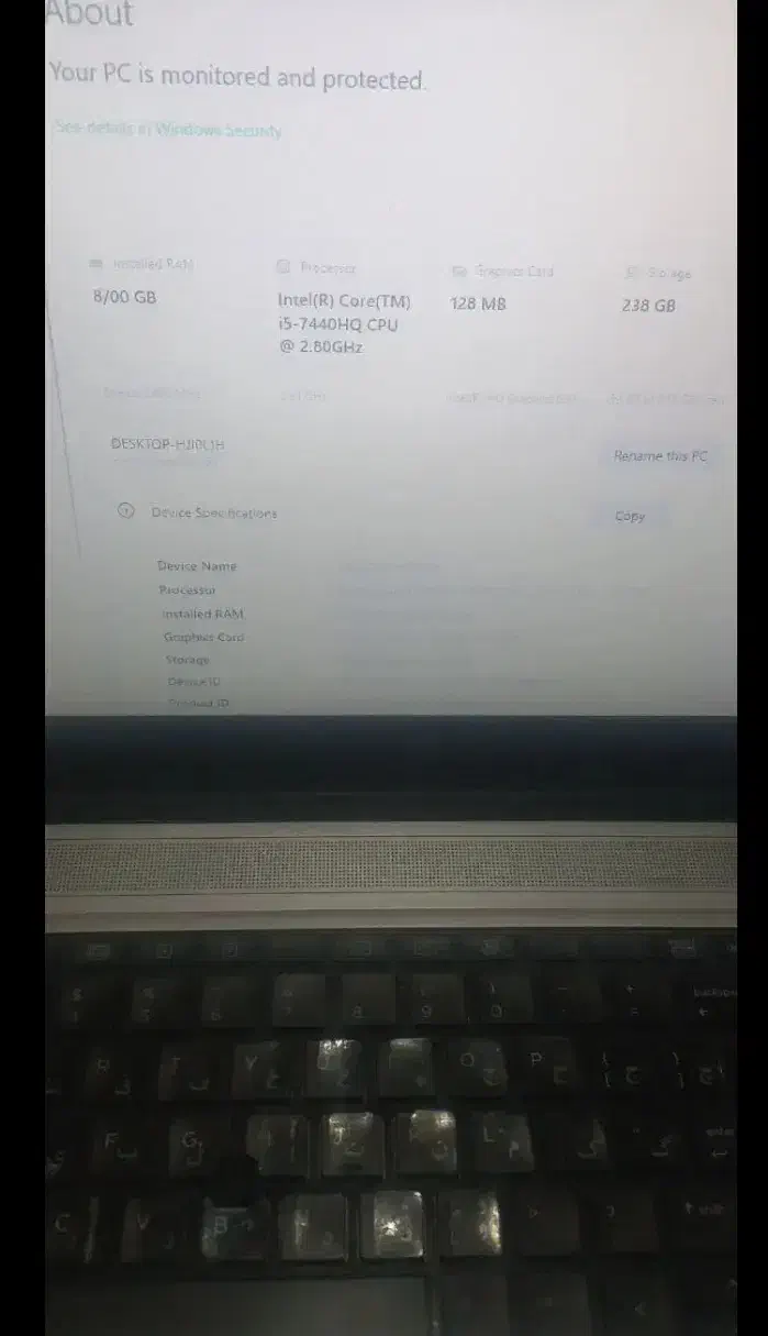 لپتاب hp i5نسل ۷|رایانه همراه|تهران, ویلاشهر|دیوار