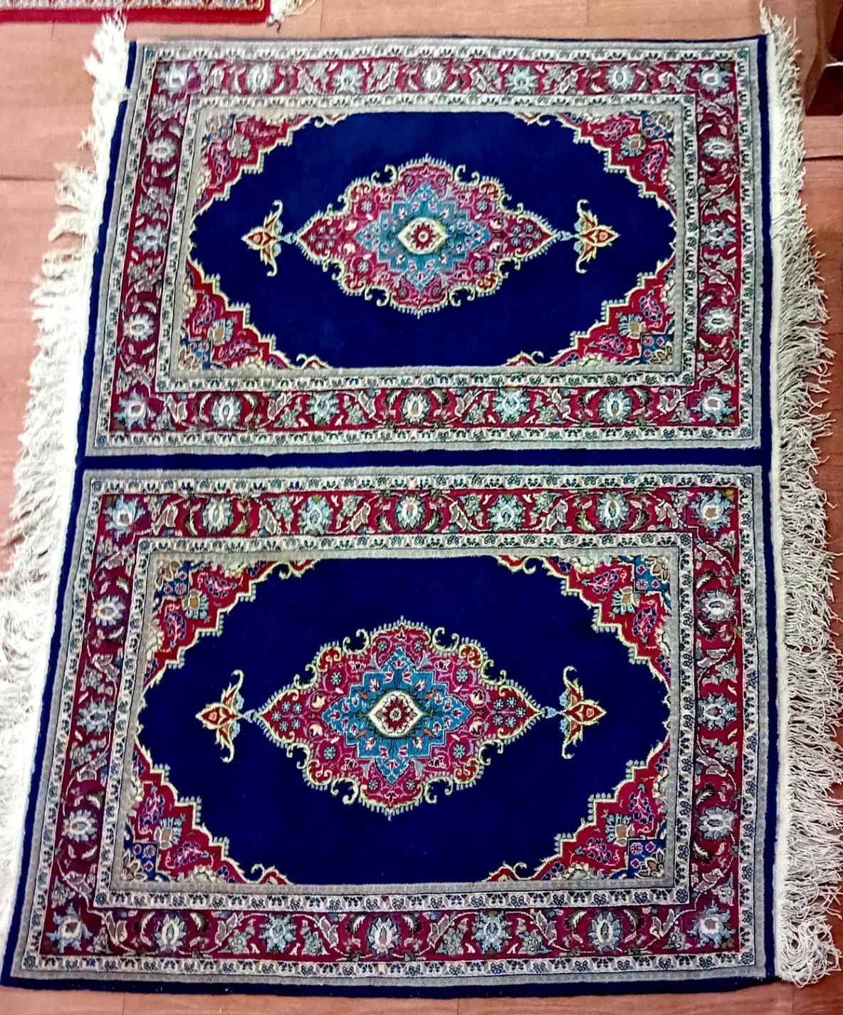 فرش دستباف قاب قرآنی سورمه ای کلکسیونی|فرش|یزد, |دیوار