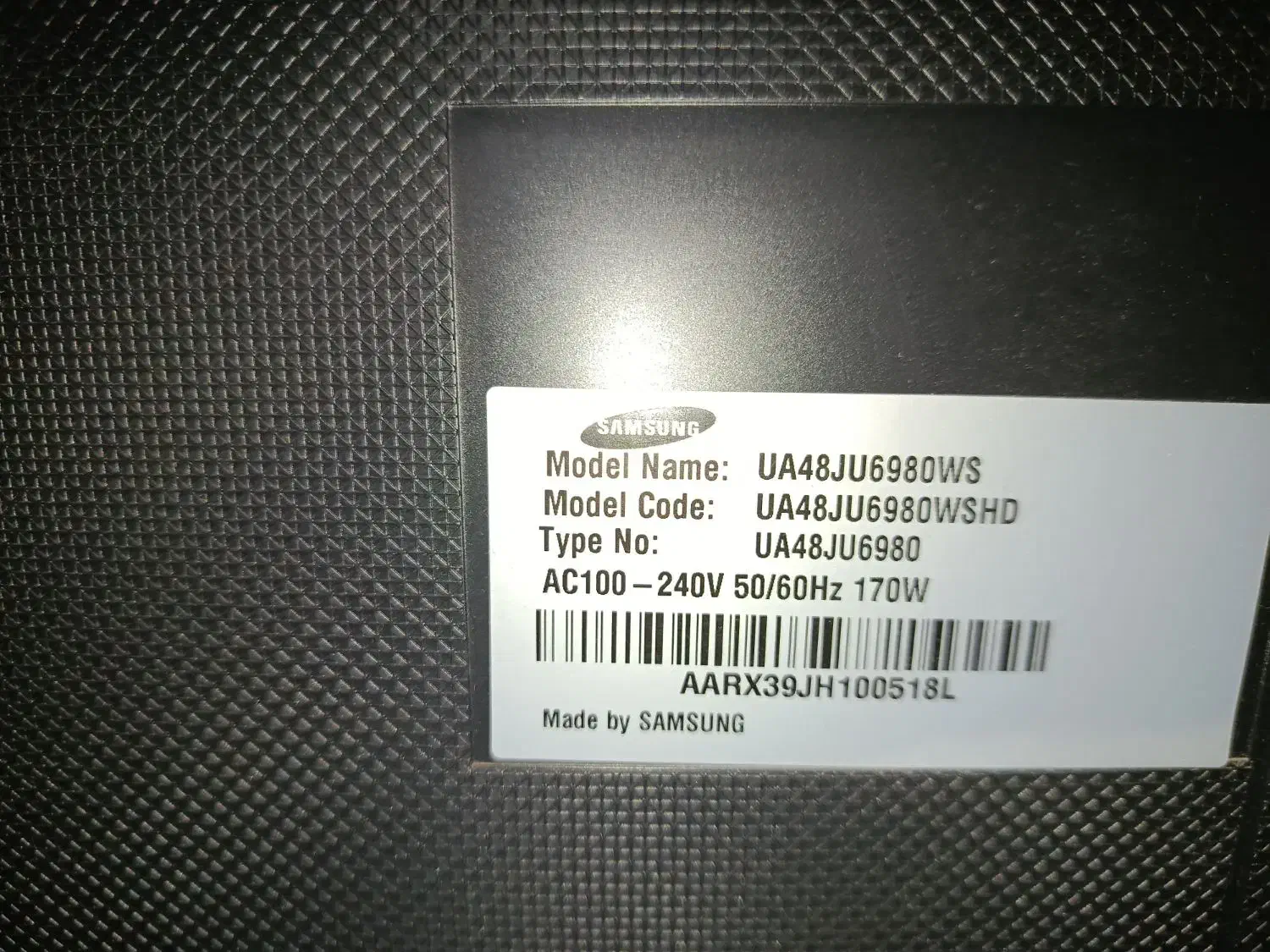 تلویزیون ۴۸ اینچ سامسونگ 4K|تلویزیون و پروژکتور|تهران, شهرک صدرا|دیوار