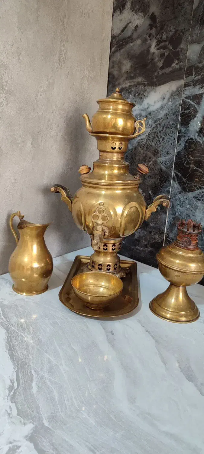 سرویس سماور برنز|ظروف سرو و پذیرایی|اندیشه, اندیشه فاز ۲|دیوار