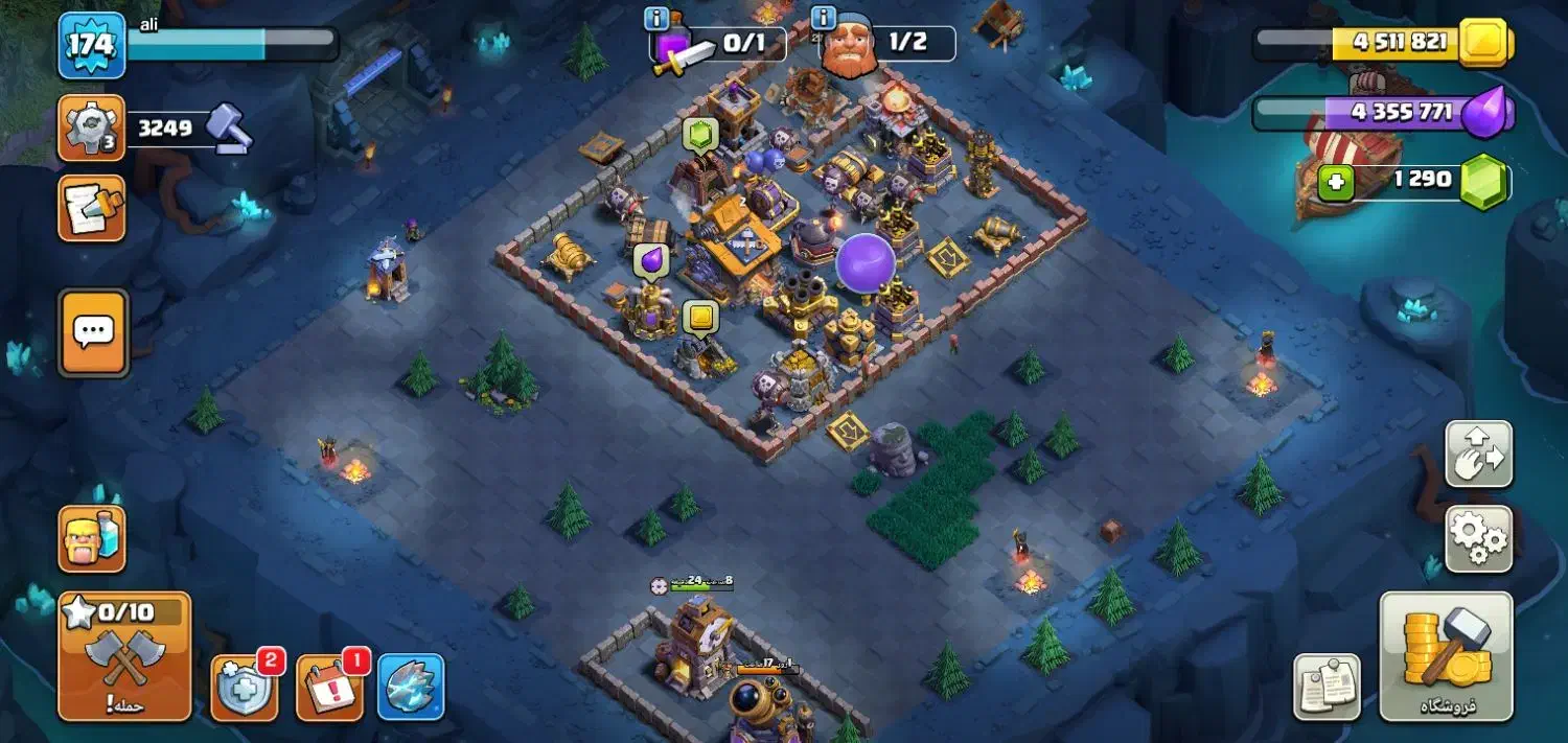 اکانت کلش اف کلنز|کنسول، بازی ویدئویی و آنلاین|بجنورد, |دیوار