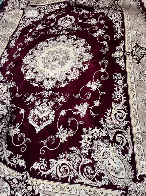 یک تخته فرش نه متری در حد نو|فرش|نسیمشهر, |دیوار