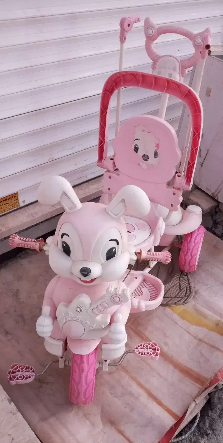 سه چرخ کودک طرح خرگوش|دوچرخه، اسکیت، اسکوتر|کامیاران, |دیوار