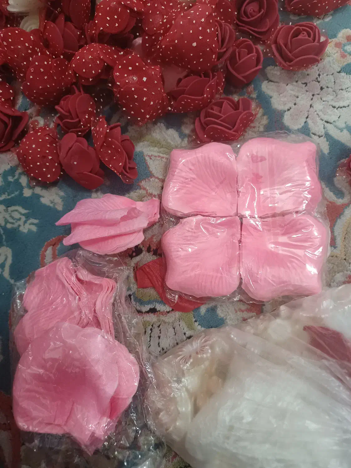 گل رز گل کریستال و لپه ای|گل مصنوعی|مشهد, موسوی قوچانی|دیوار