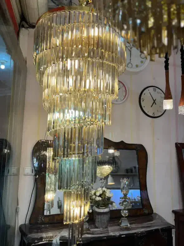 لوستر شاخه ای ال ای دی و فانتزی|لوستر و چراغ آویز|خرمآباد, |دیوار