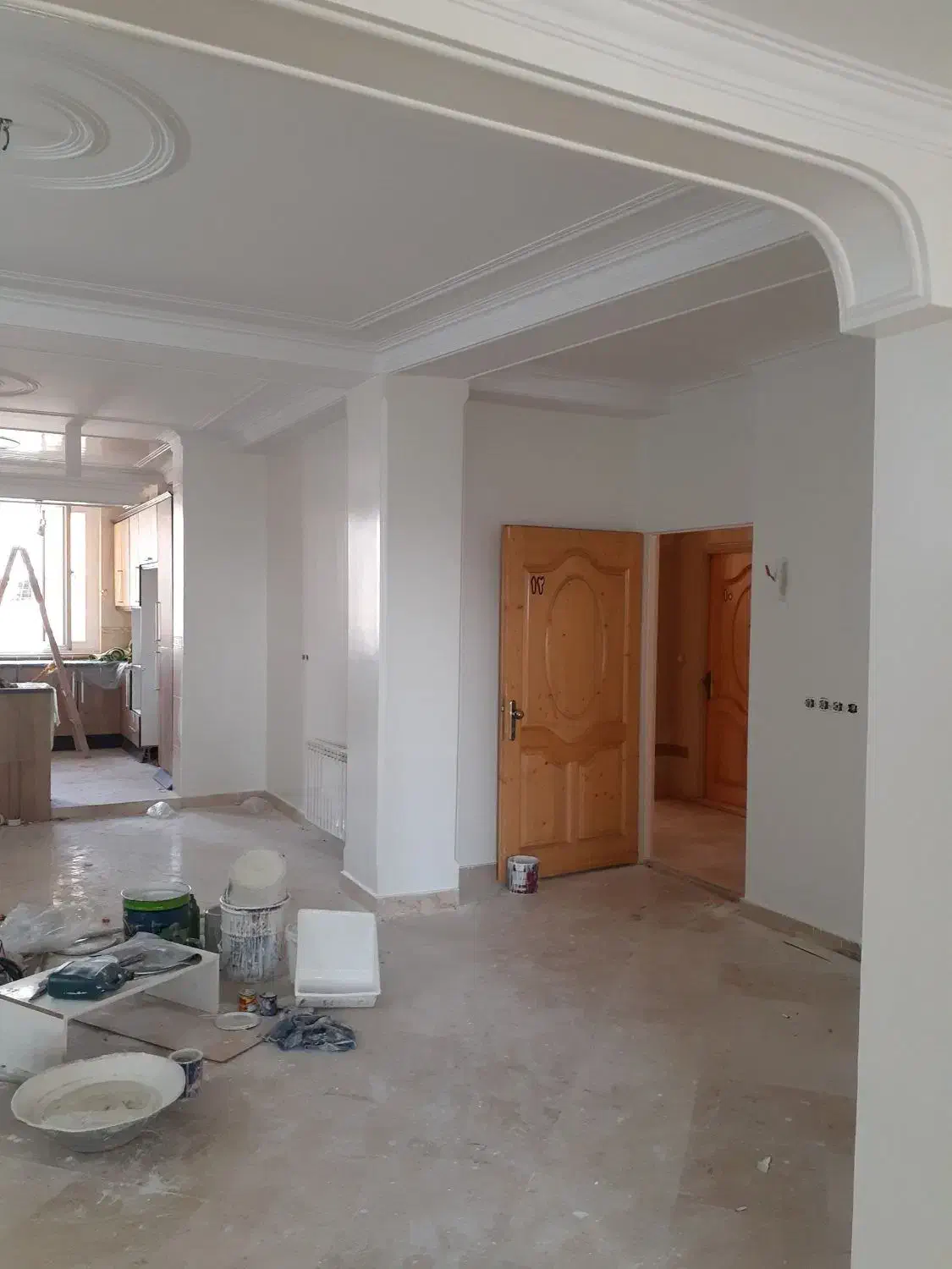 نقاش . نقاشی ساختمان . رنگ کار . کاغذ دیواری|خدمات پیشه و مهارت|مشهد, فرهنگیان (شهرک غرب)|دیوار