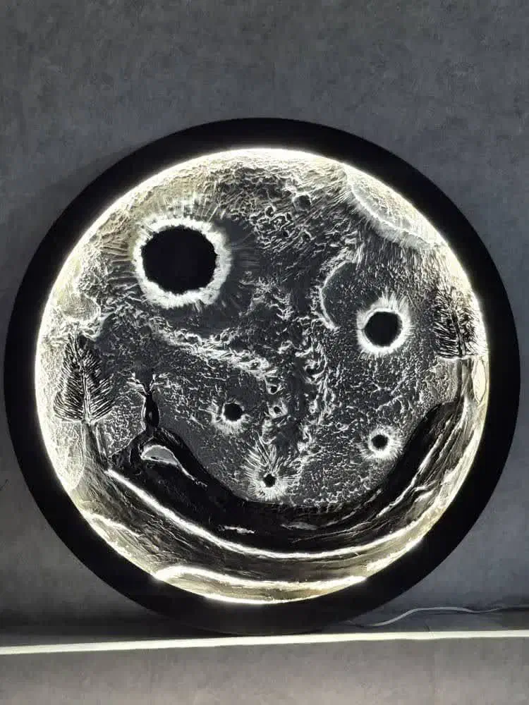 شمع وتابلو ماه وانواع دکوری|تابلو، نقاشی، عکس|قم, پردیسان|دیوار