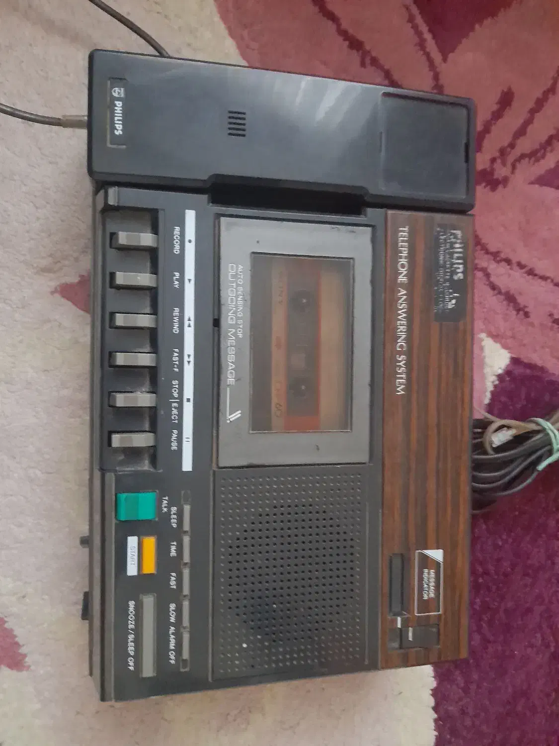 رادیو وضبط تلفن دار قدیمی فلیبس|کلکسیون اشیاء عتیقه|زنجان, |دیوار