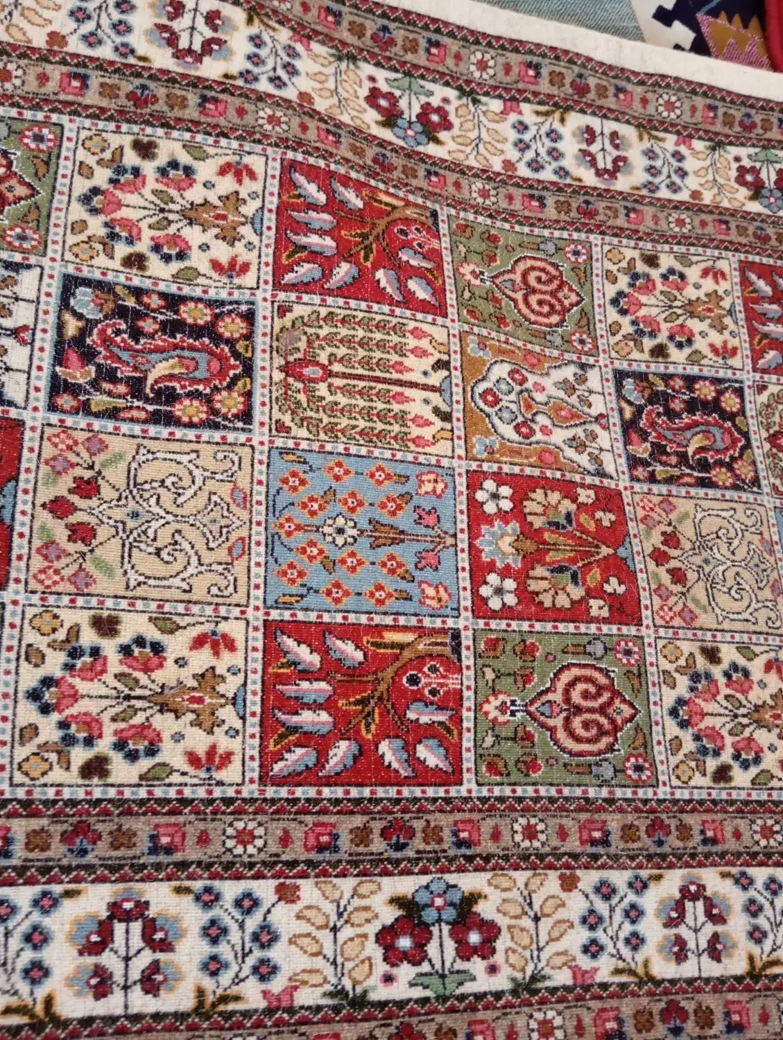 قالی دست بافت|فرش|بیرجند, |دیوار