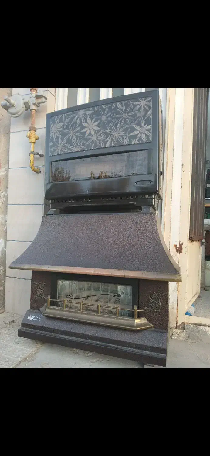 تعداد۲عددبخاری شومینه و بخاری سپاهان گاز  ۱۱۰۰۰|بخاری، هیتر، شومینه|کبودرآهنگ, |دیوار