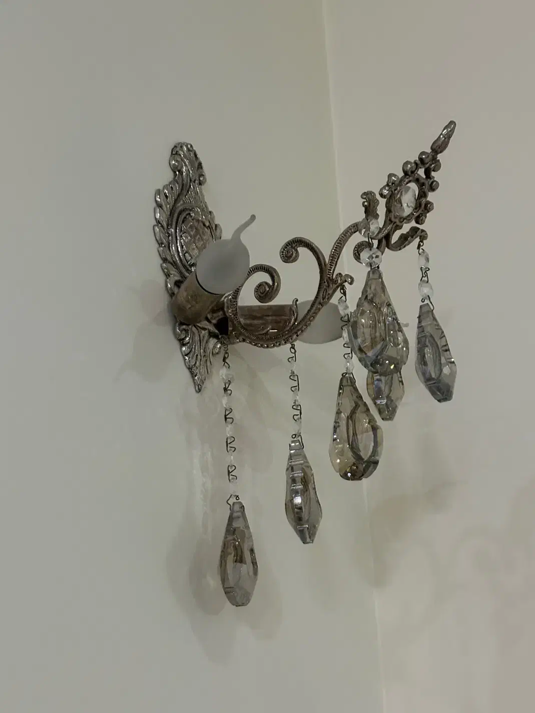 دو عدد لوستر دیواری جنس برنج|لوستر و چراغ آویز|کرج, دهقان ویلا|دیوار