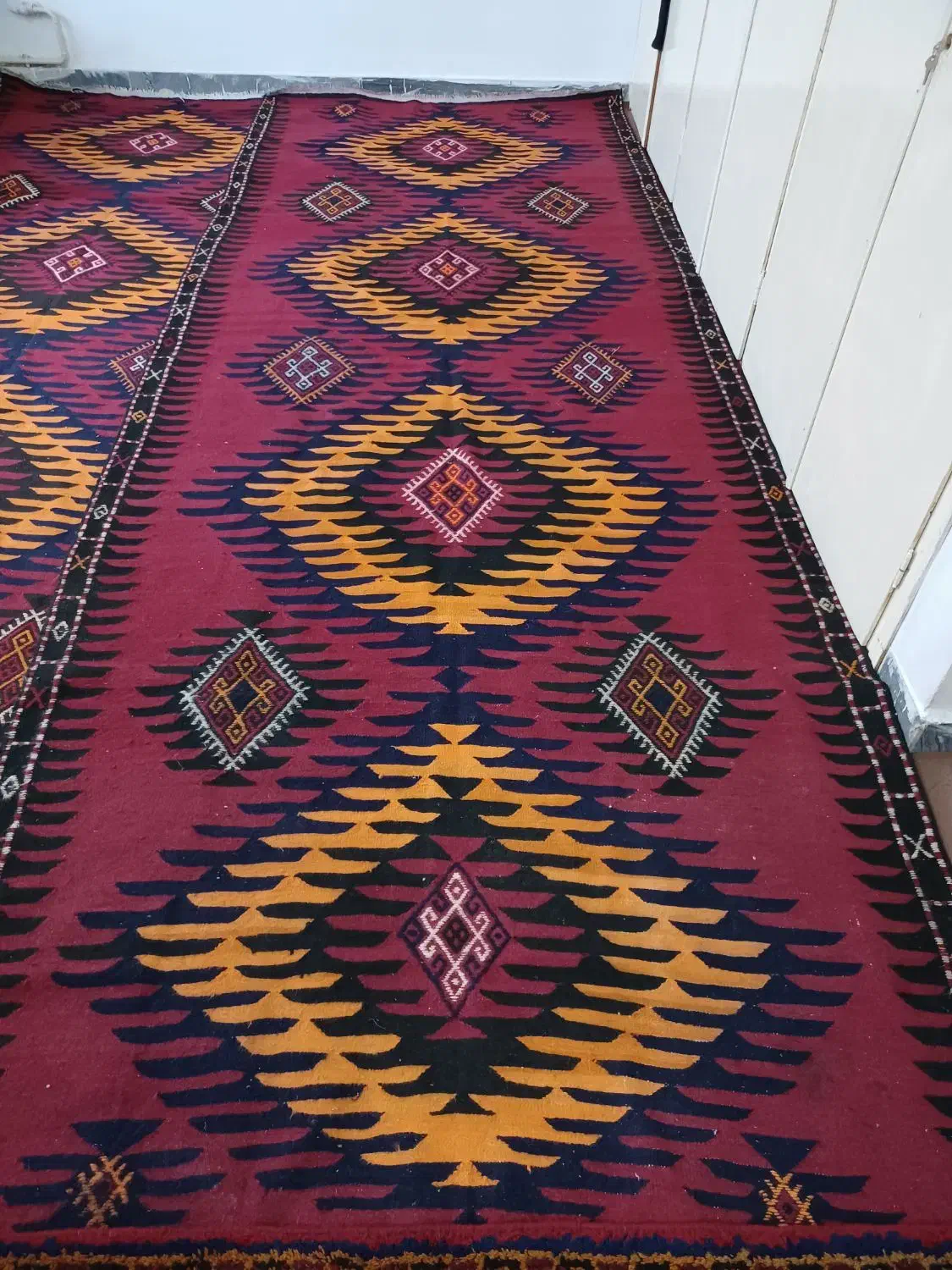 گلیم دستبافت گیاهی قدیمی|گلیم، جاجیم، گبه|تهران, ترمینال غرب|دیوار