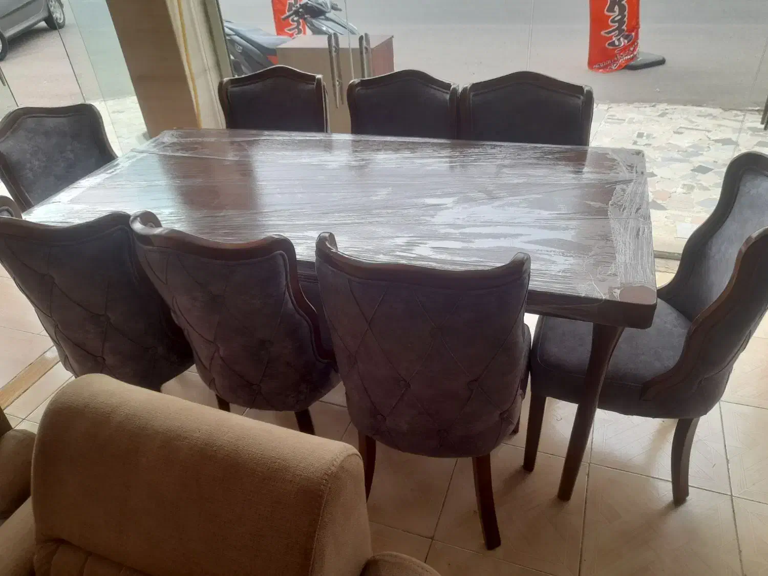 میز نهار خوری ۸ نفره|میز و صندلی غذاخوری|رشت, گلزاران|دیوار